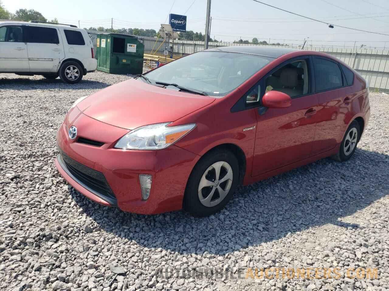 JTDKN3DU6F1967319 TOYOTA PRIUS 2015