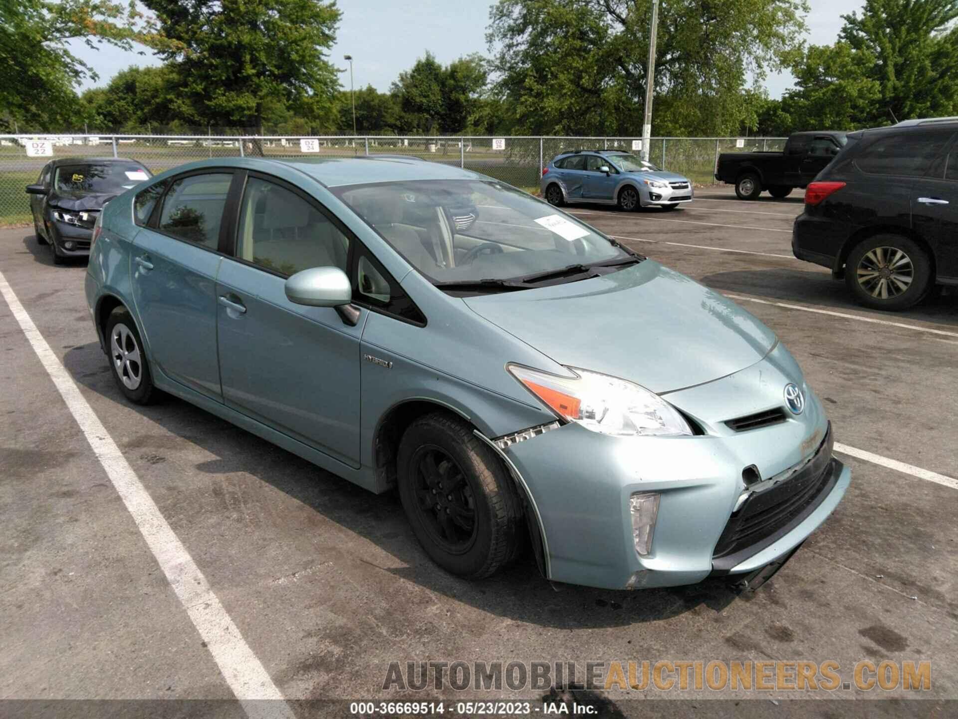 JTDKN3DU6F1993824 TOYOTA PRIUS 2015