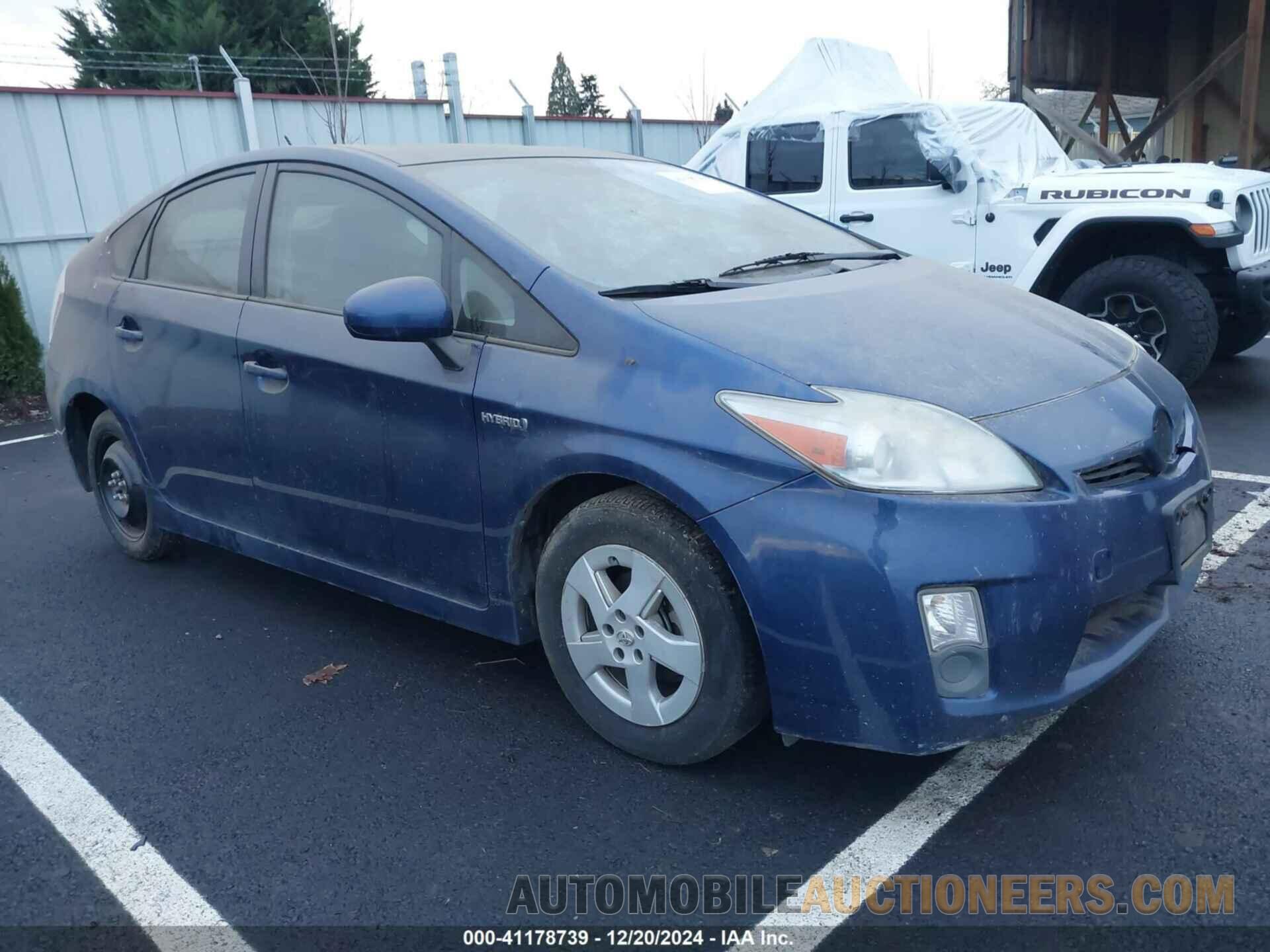 JTDKN3DU7B1410963 TOYOTA PRIUS 2011