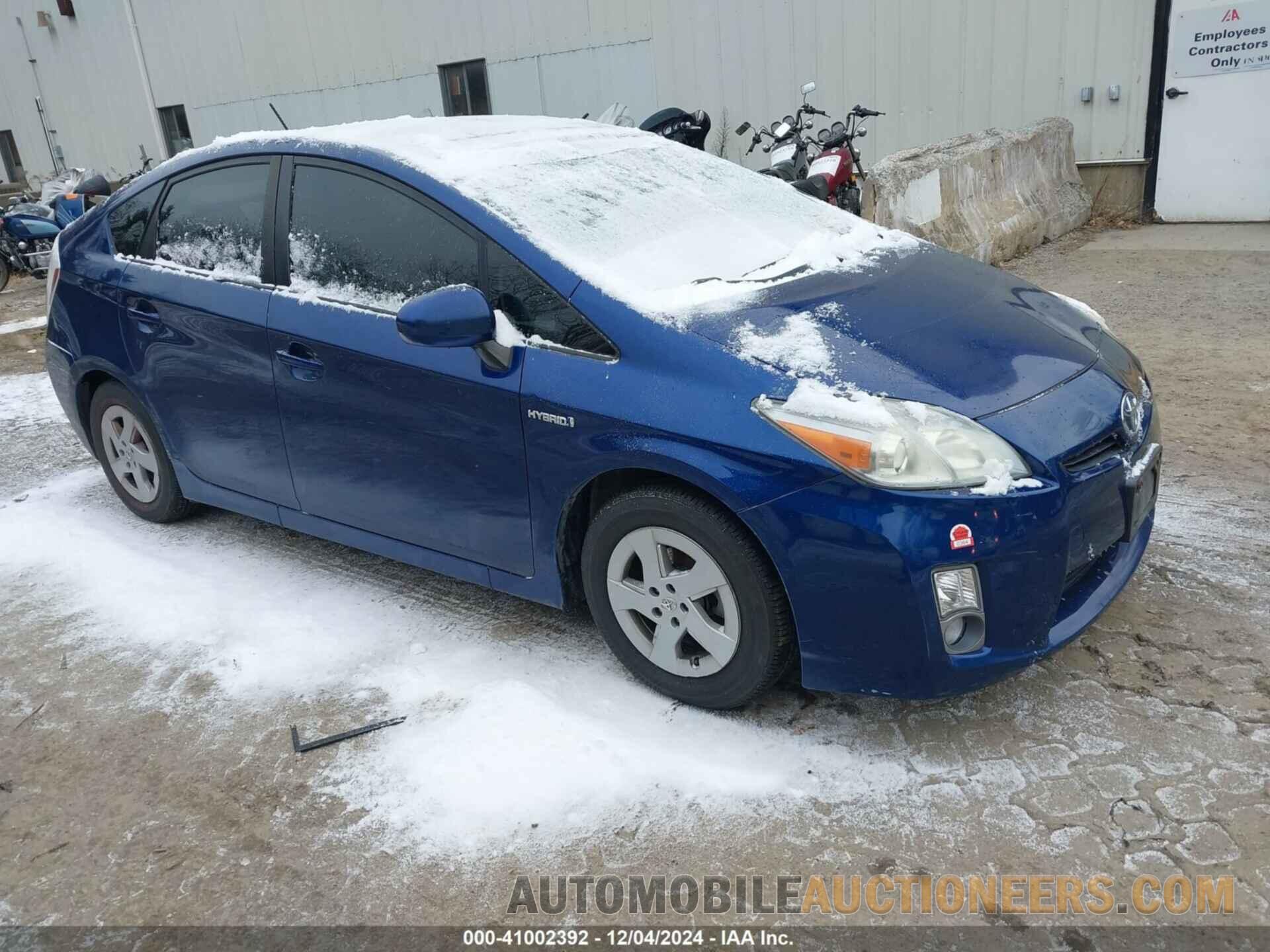 JTDKN3DU7B5316204 TOYOTA PRIUS 2011