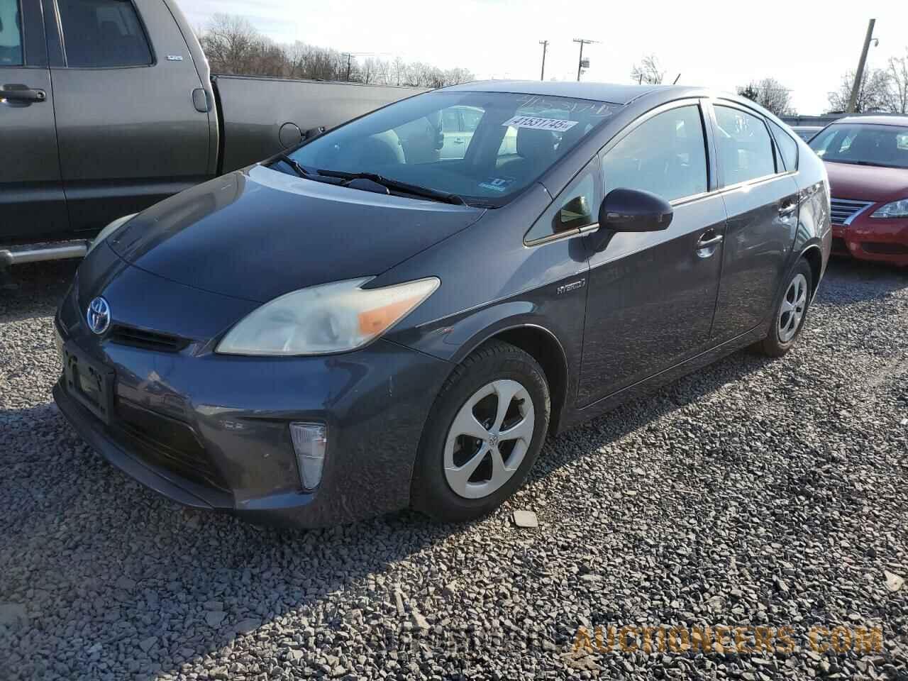 JTDKN3DU7C1487530 TOYOTA PRIUS 2012