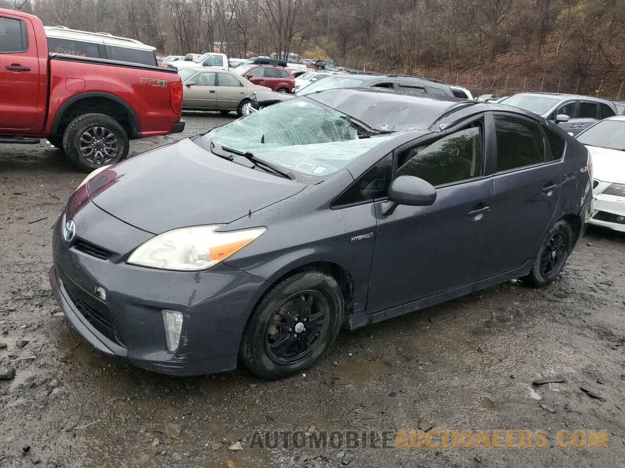 JTDKN3DU7C1510062 TOYOTA PRIUS 2012