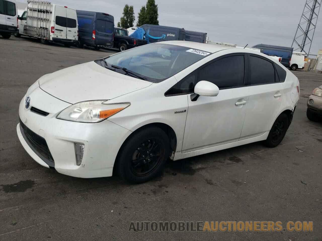 JTDKN3DU7C1540050 TOYOTA PRIUS 2012