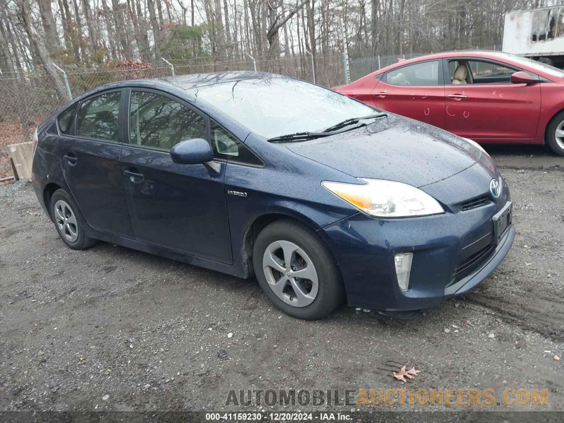 JTDKN3DU7C1554417 TOYOTA PRIUS 2012