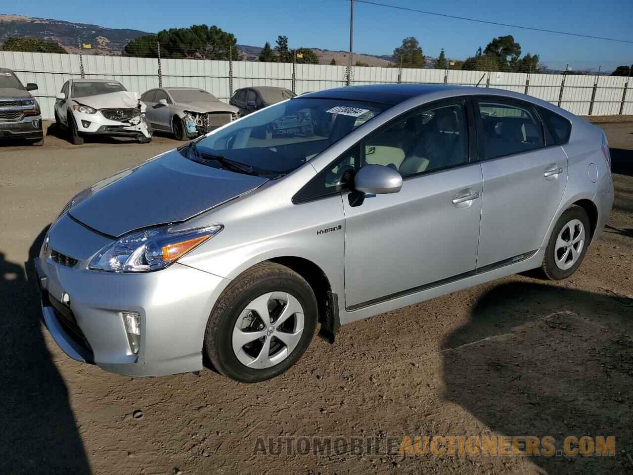 JTDKN3DU7C1577440 TOYOTA PRIUS 2012