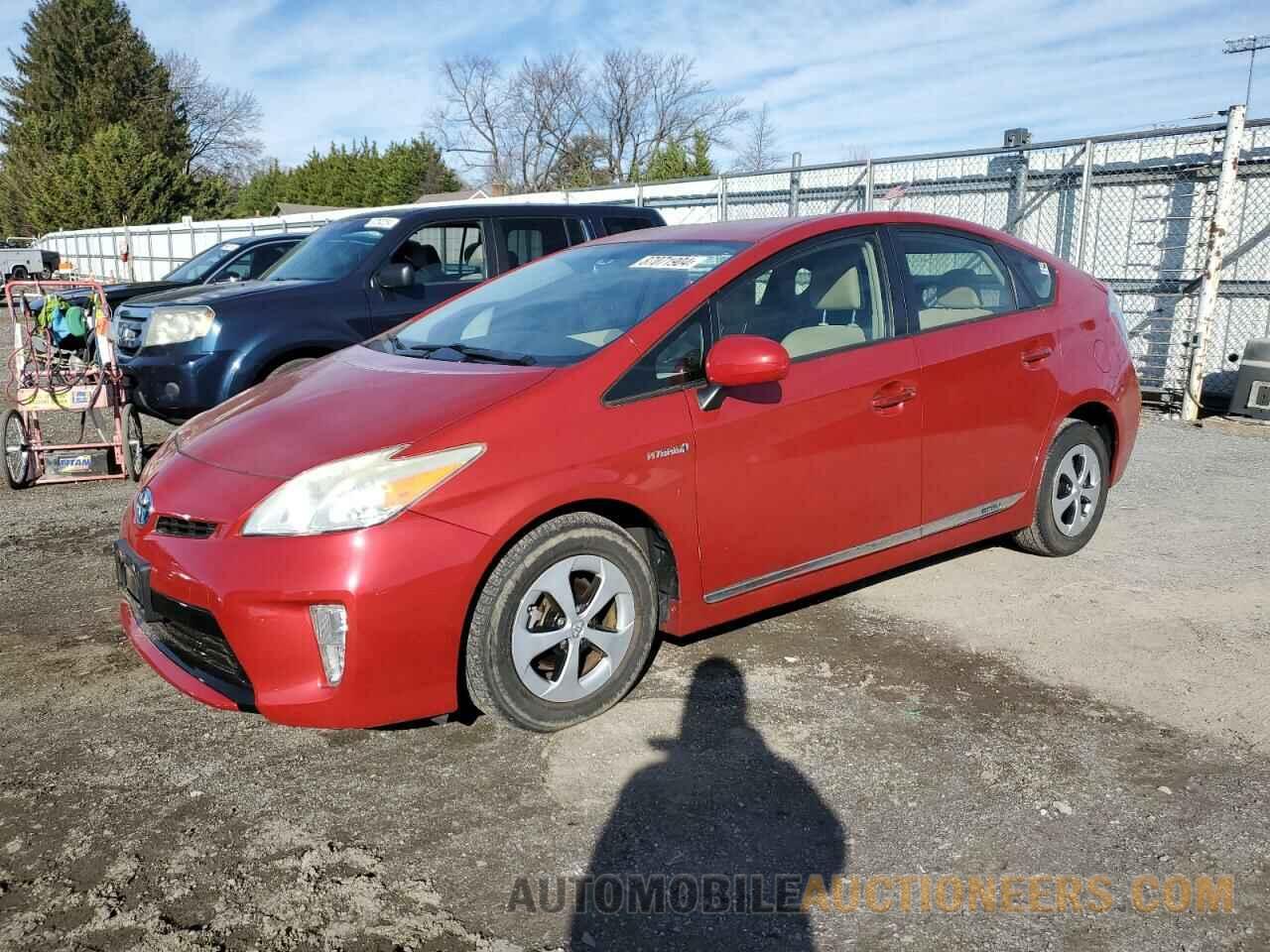 JTDKN3DU7C1582377 TOYOTA PRIUS 2012