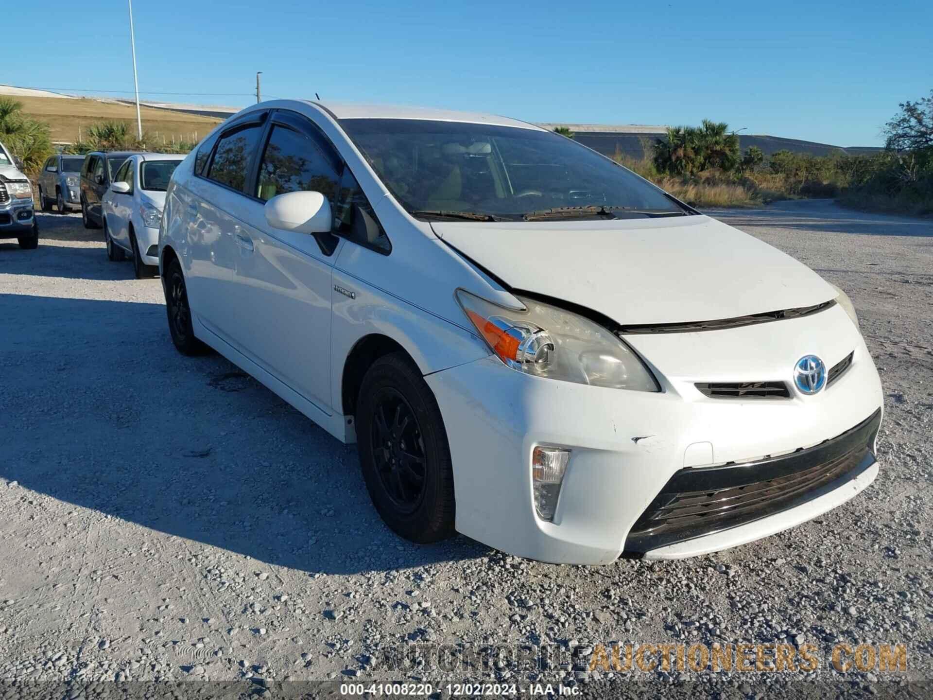 JTDKN3DU7C5433475 TOYOTA PRIUS 2012