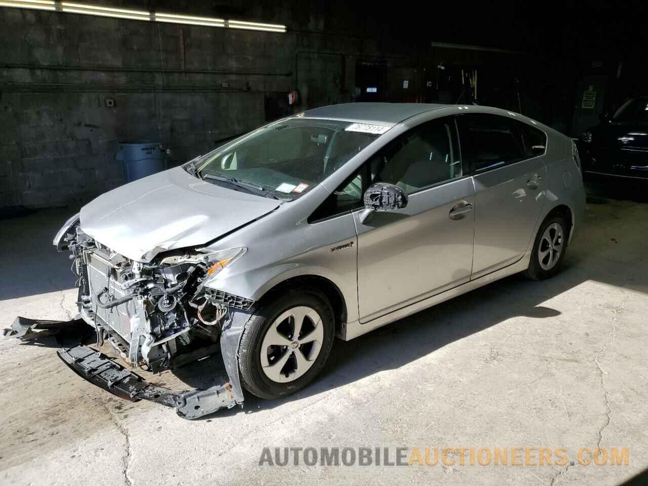 JTDKN3DU7C5435744 TOYOTA PRIUS 2012