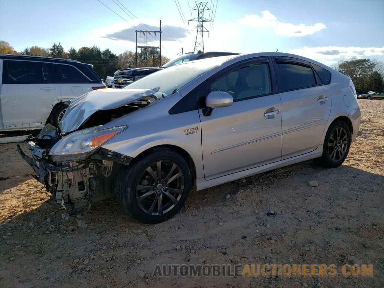 JTDKN3DU7D1644006 TOYOTA PRIUS 2013