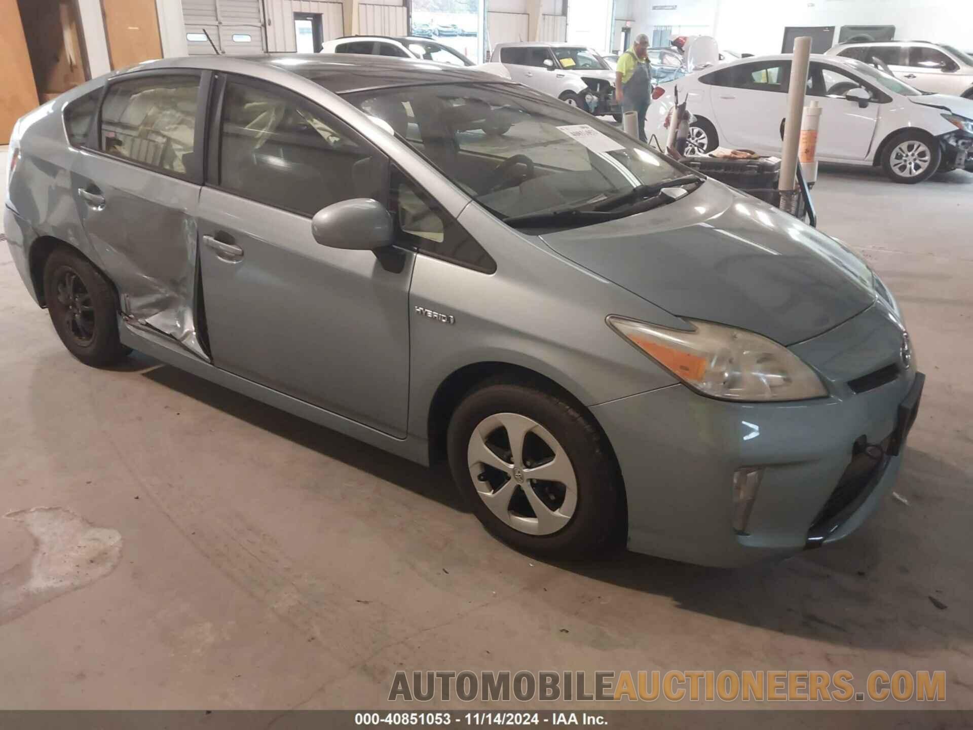 JTDKN3DU7D1670427 TOYOTA PRIUS 2013