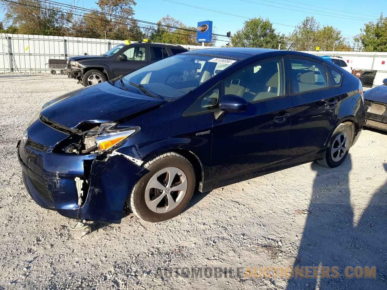 JTDKN3DU7D1693884 TOYOTA PRIUS 2013