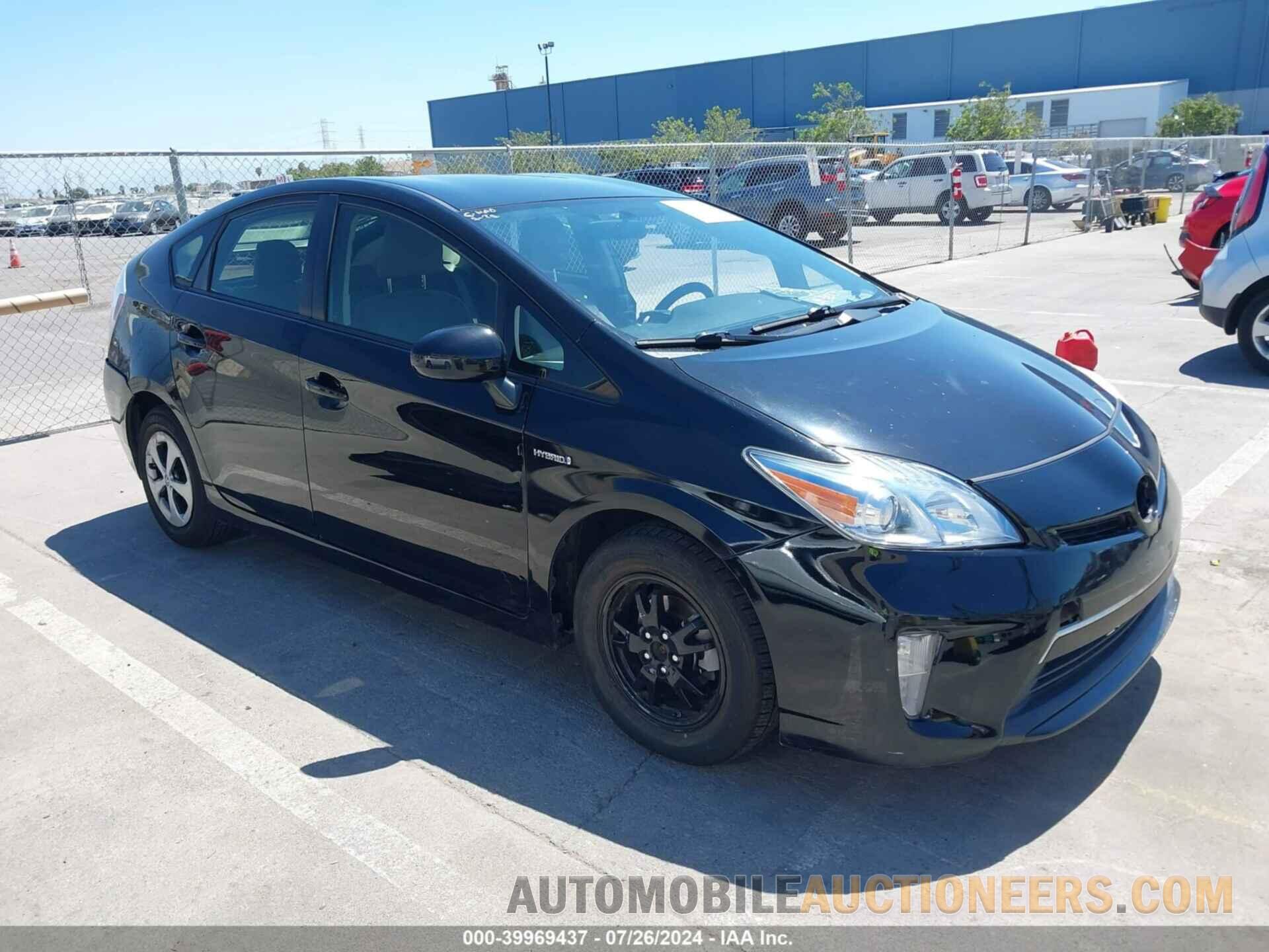 JTDKN3DU7D5545839 TOYOTA PRIUS 2013