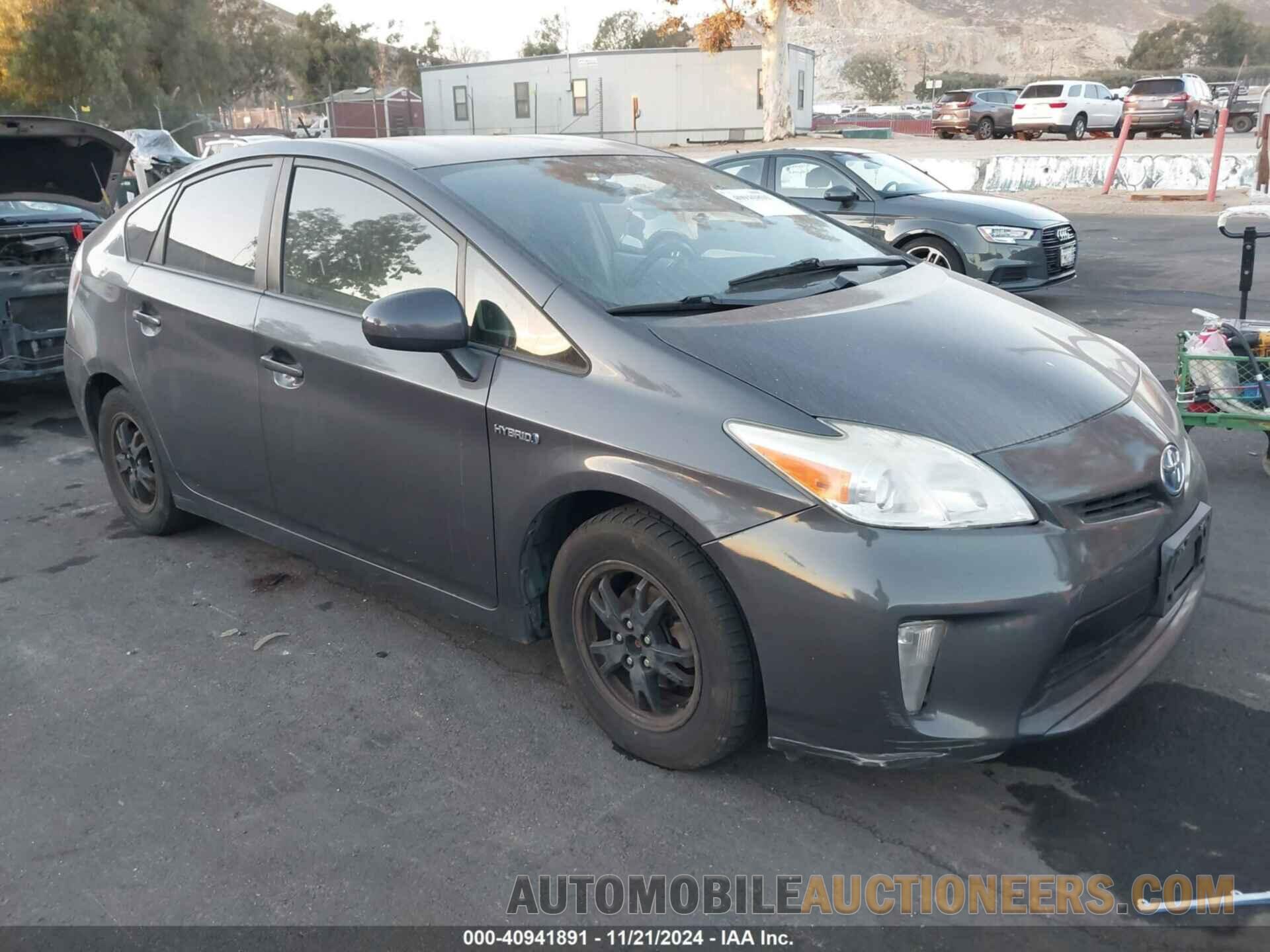 JTDKN3DU7D5557019 TOYOTA PRIUS 2013