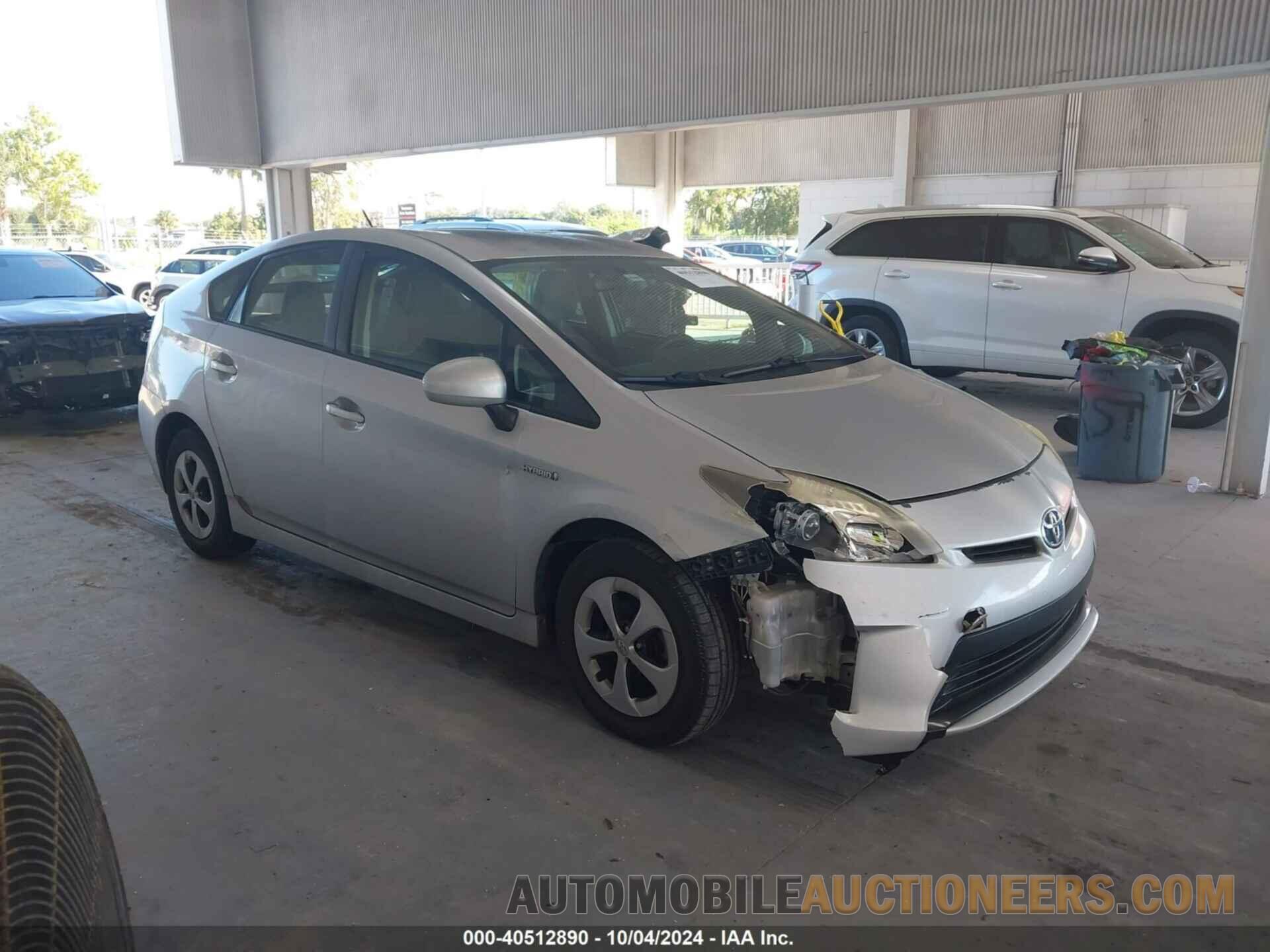 JTDKN3DU7D5566433 TOYOTA PRIUS 2013