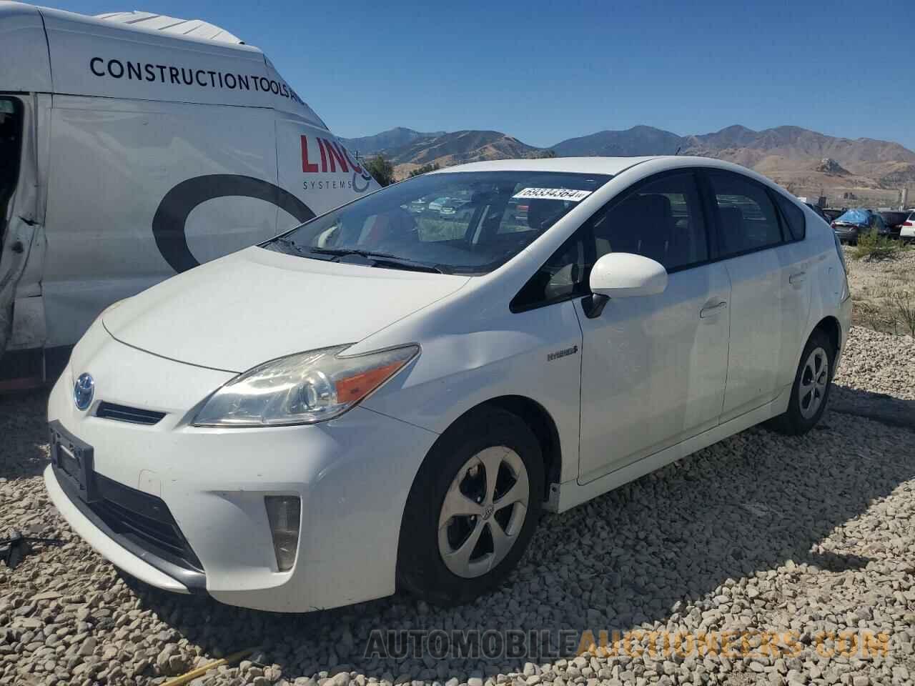 JTDKN3DU7D5643642 TOYOTA PRIUS 2013