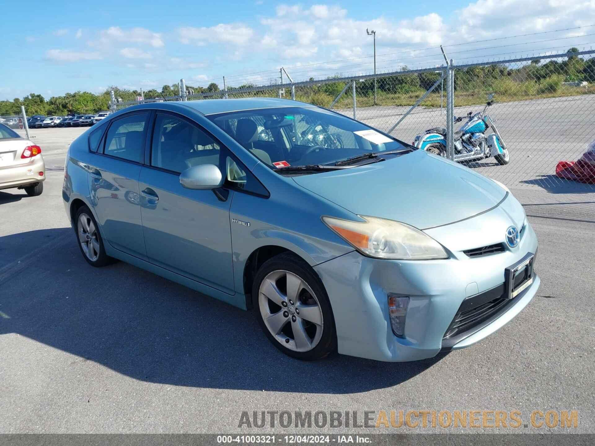 JTDKN3DU7D5653507 TOYOTA PRIUS 2013