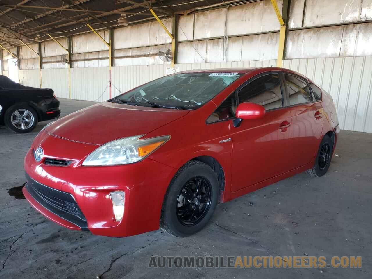 JTDKN3DU7E0368997 TOYOTA PRIUS 2014