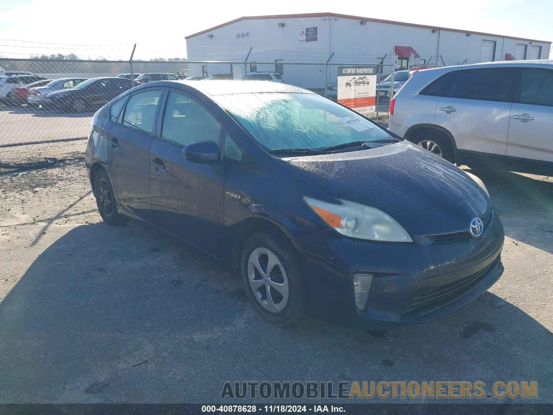 JTDKN3DU7E0377568 TOYOTA PRIUS 2014