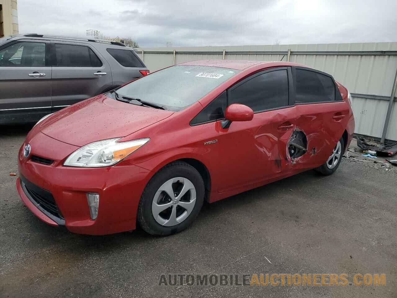 JTDKN3DU7E0380132 TOYOTA PRIUS 2014