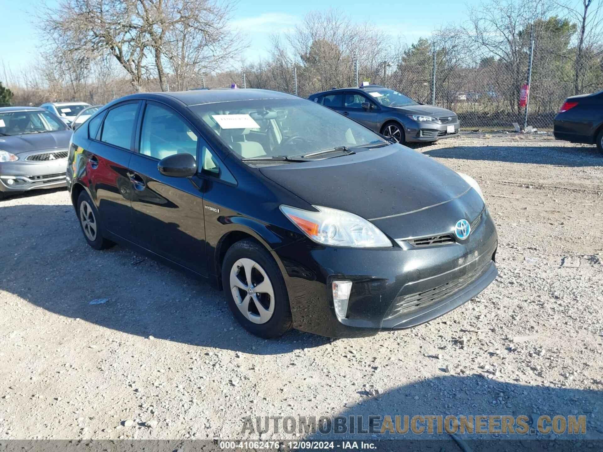 JTDKN3DU7E1743801 TOYOTA PRIUS 2014