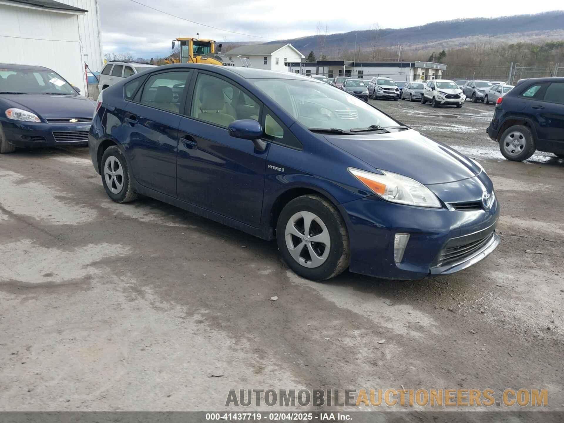 JTDKN3DU7E1755916 TOYOTA PRIUS 2014