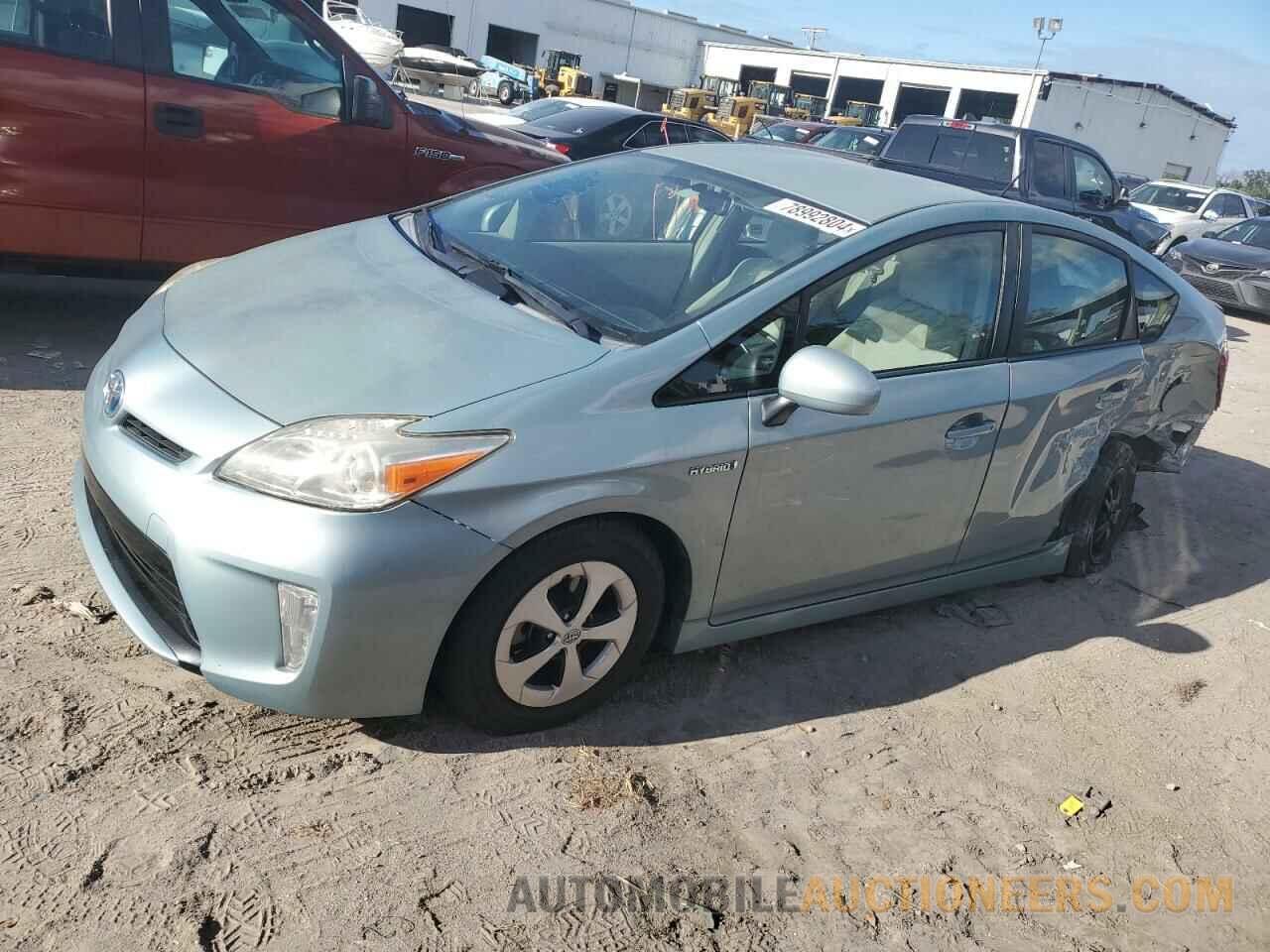 JTDKN3DU7E1835331 TOYOTA PRIUS 2014