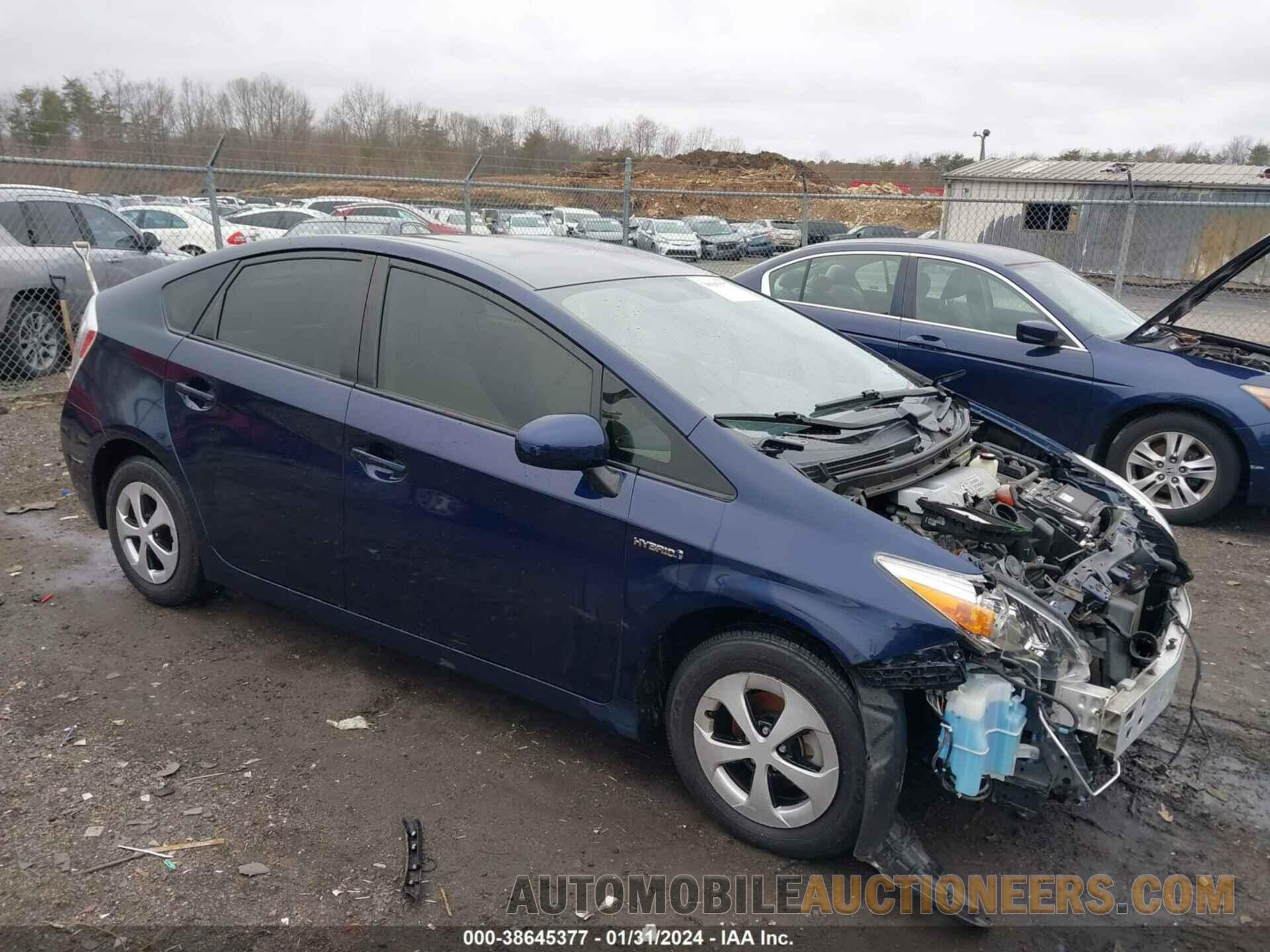 JTDKN3DU7F0410506 TOYOTA PRIUS 2015