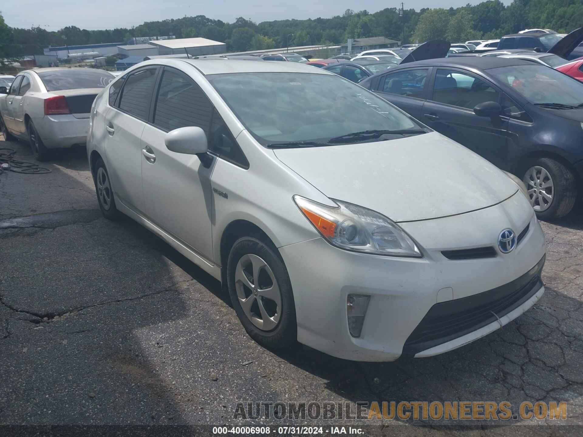 JTDKN3DU7F0411428 TOYOTA PRIUS 2015