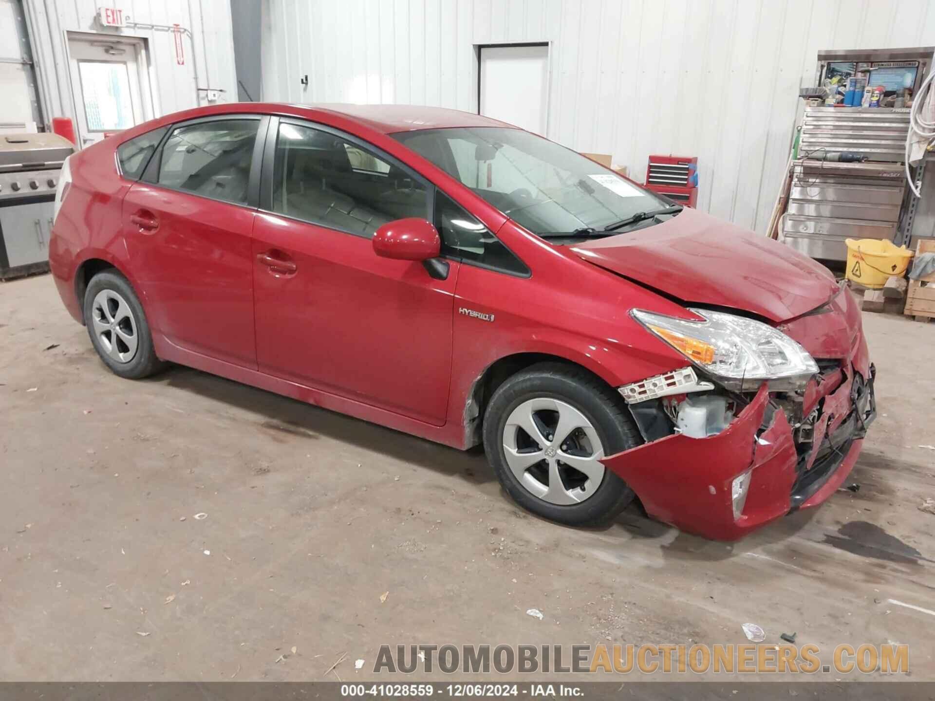 JTDKN3DU7F0413647 TOYOTA PRIUS 2015