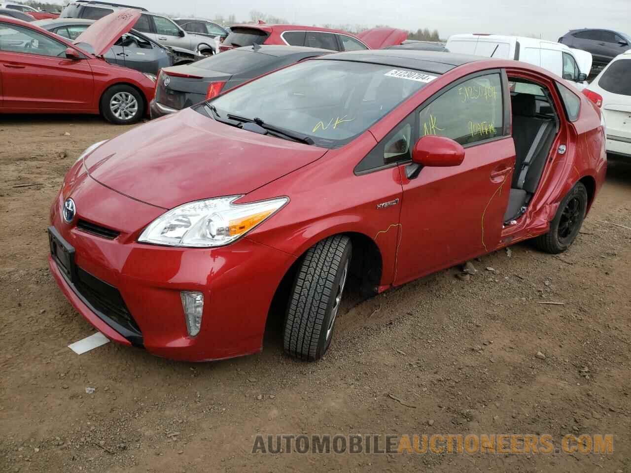 JTDKN3DU7F0417634 TOYOTA PRIUS 2015