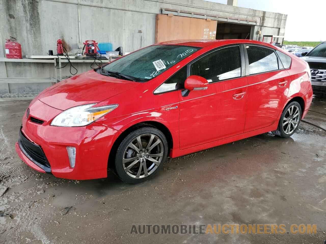 JTDKN3DU7F0427015 TOYOTA PRIUS 2015