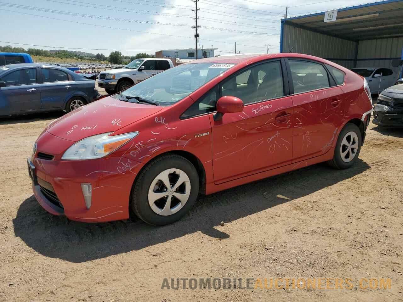 JTDKN3DU7F0430903 TOYOTA PRIUS 2015