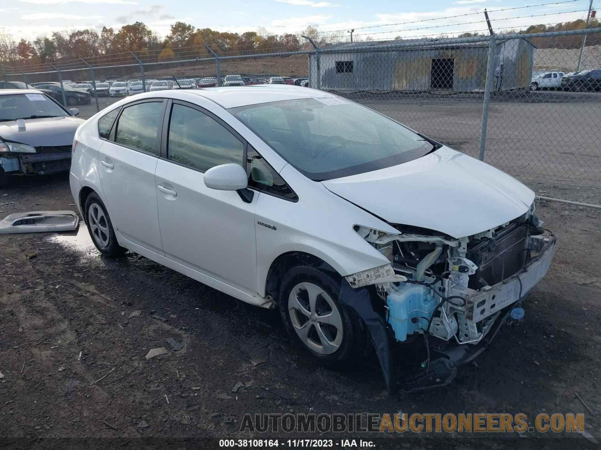 JTDKN3DU7F0435907 TOYOTA PRIUS 2015