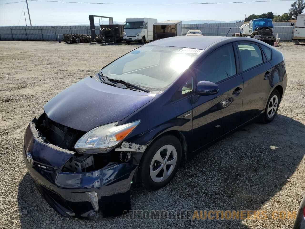 JTDKN3DU7F0436670 TOYOTA PRIUS 2015