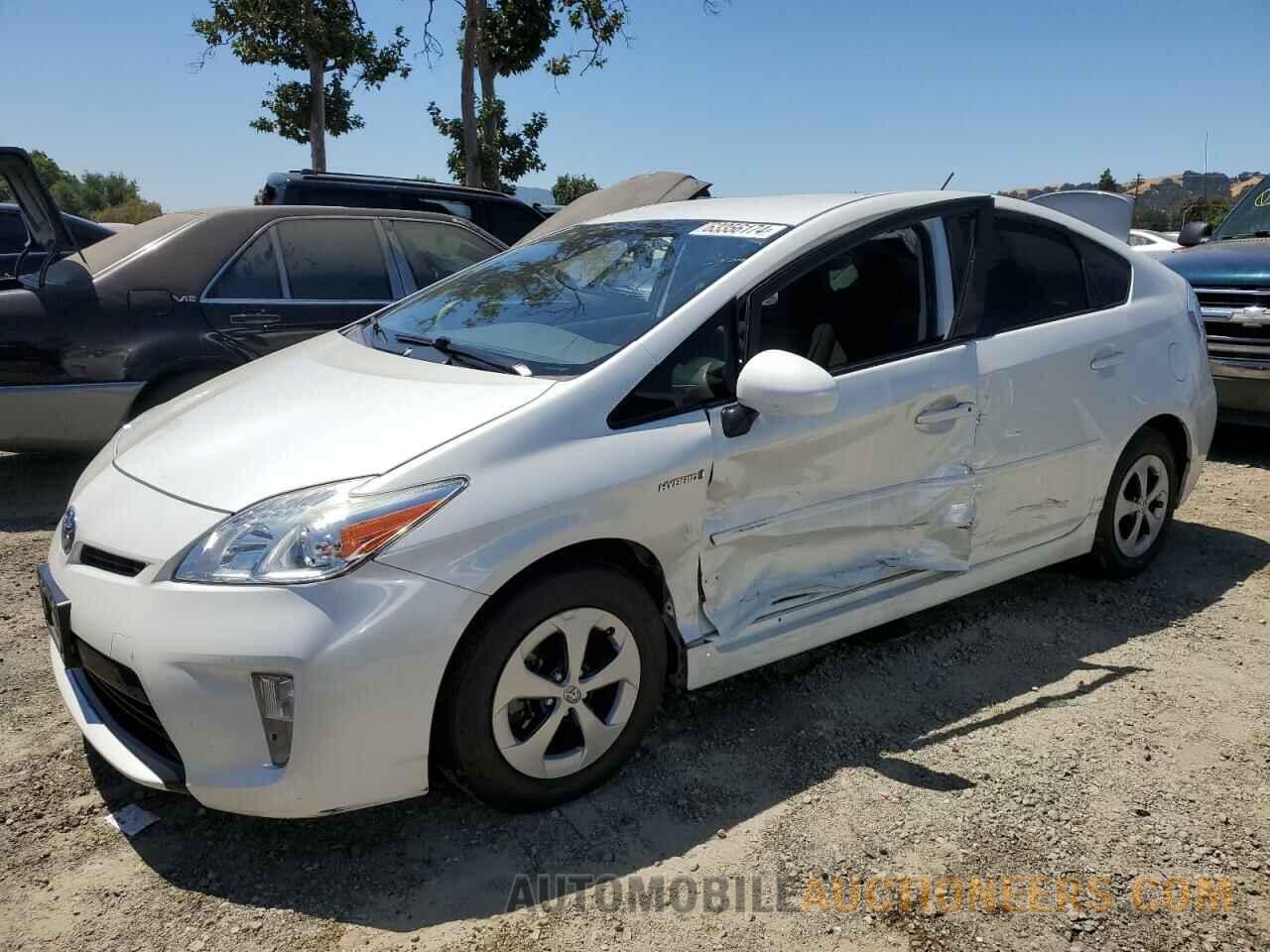 JTDKN3DU7F0438953 TOYOTA PRIUS 2015