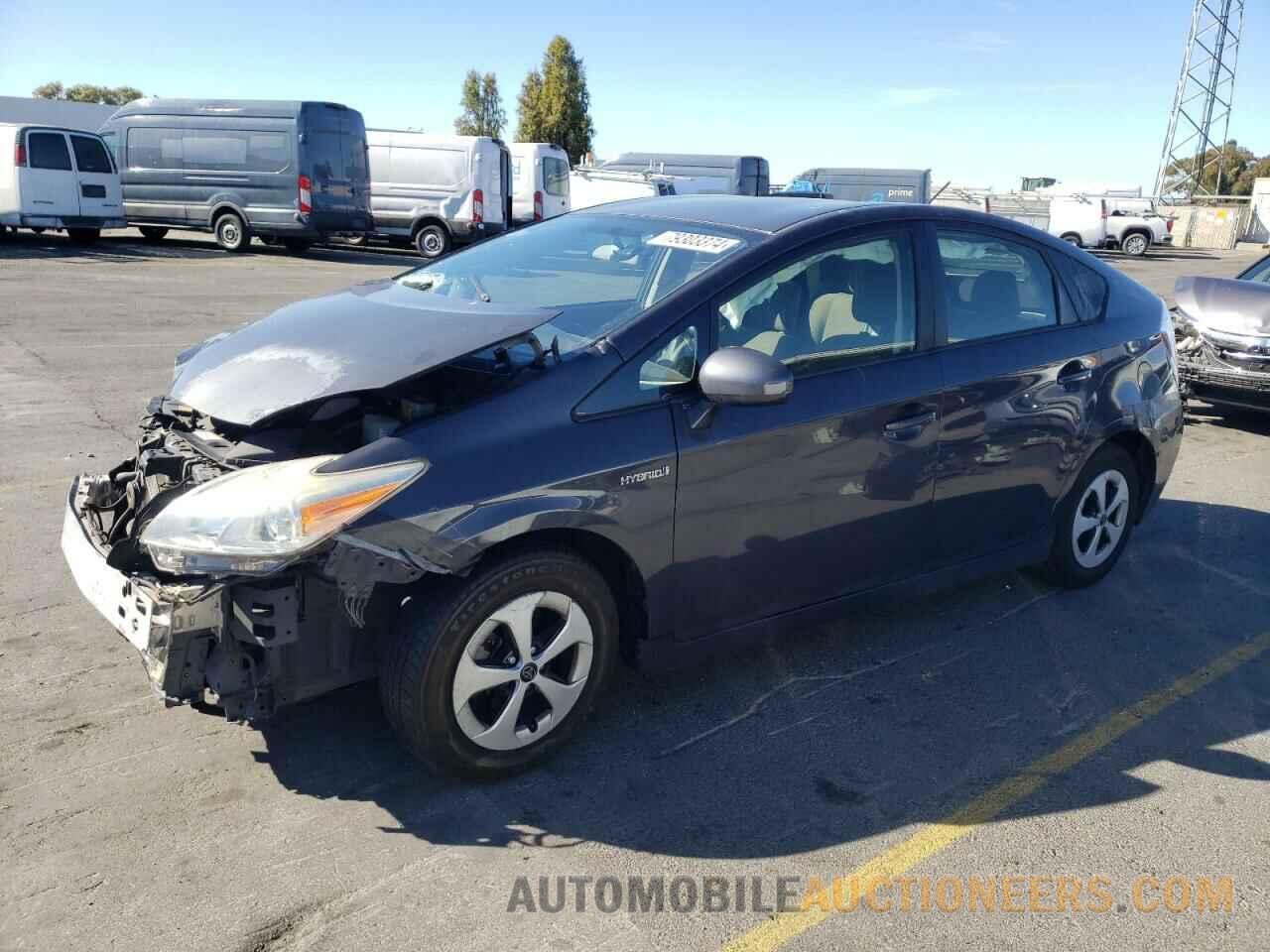 JTDKN3DU7F0439942 TOYOTA PRIUS 2015