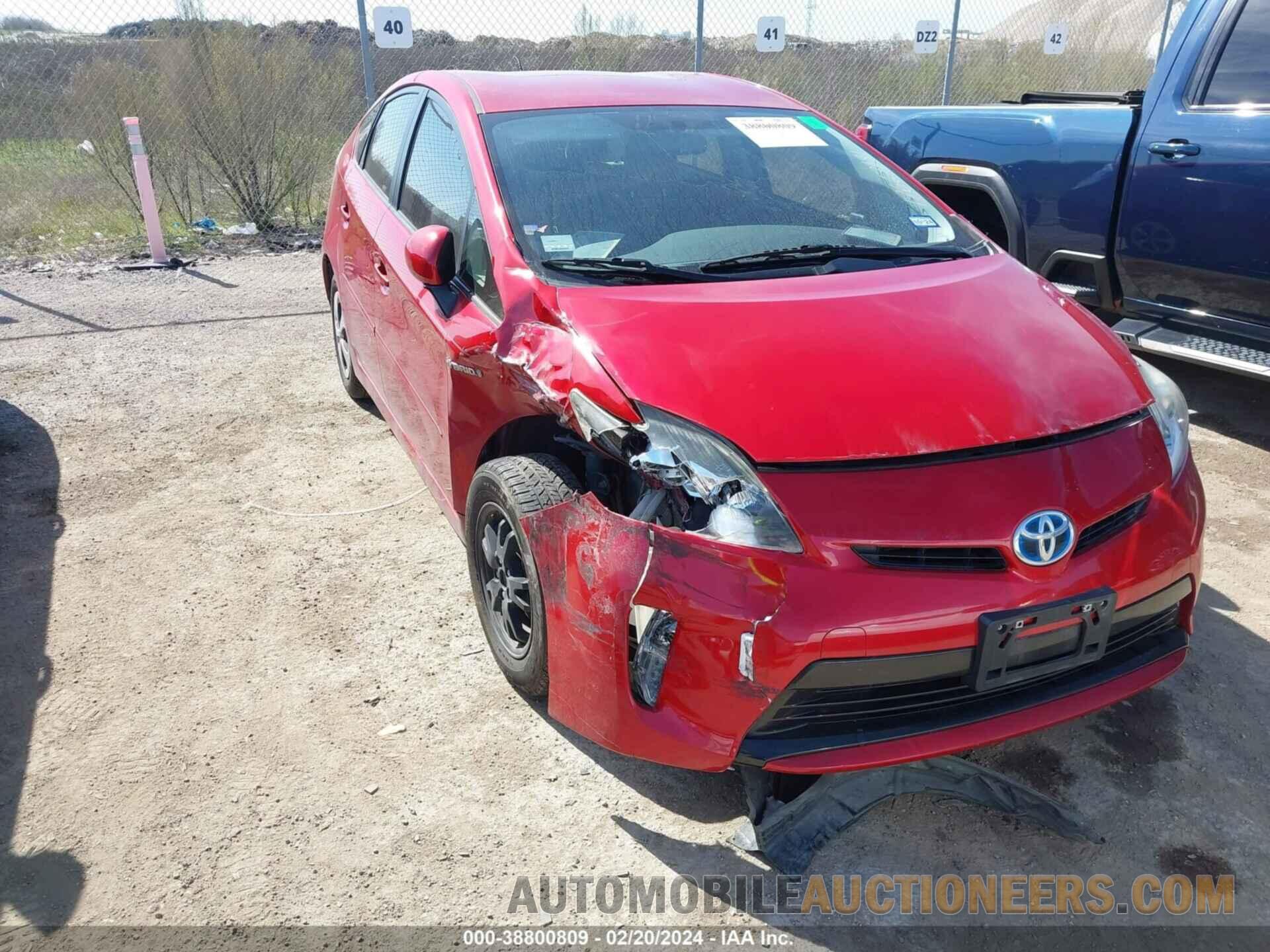 JTDKN3DU7F0442369 TOYOTA PRIUS 2015