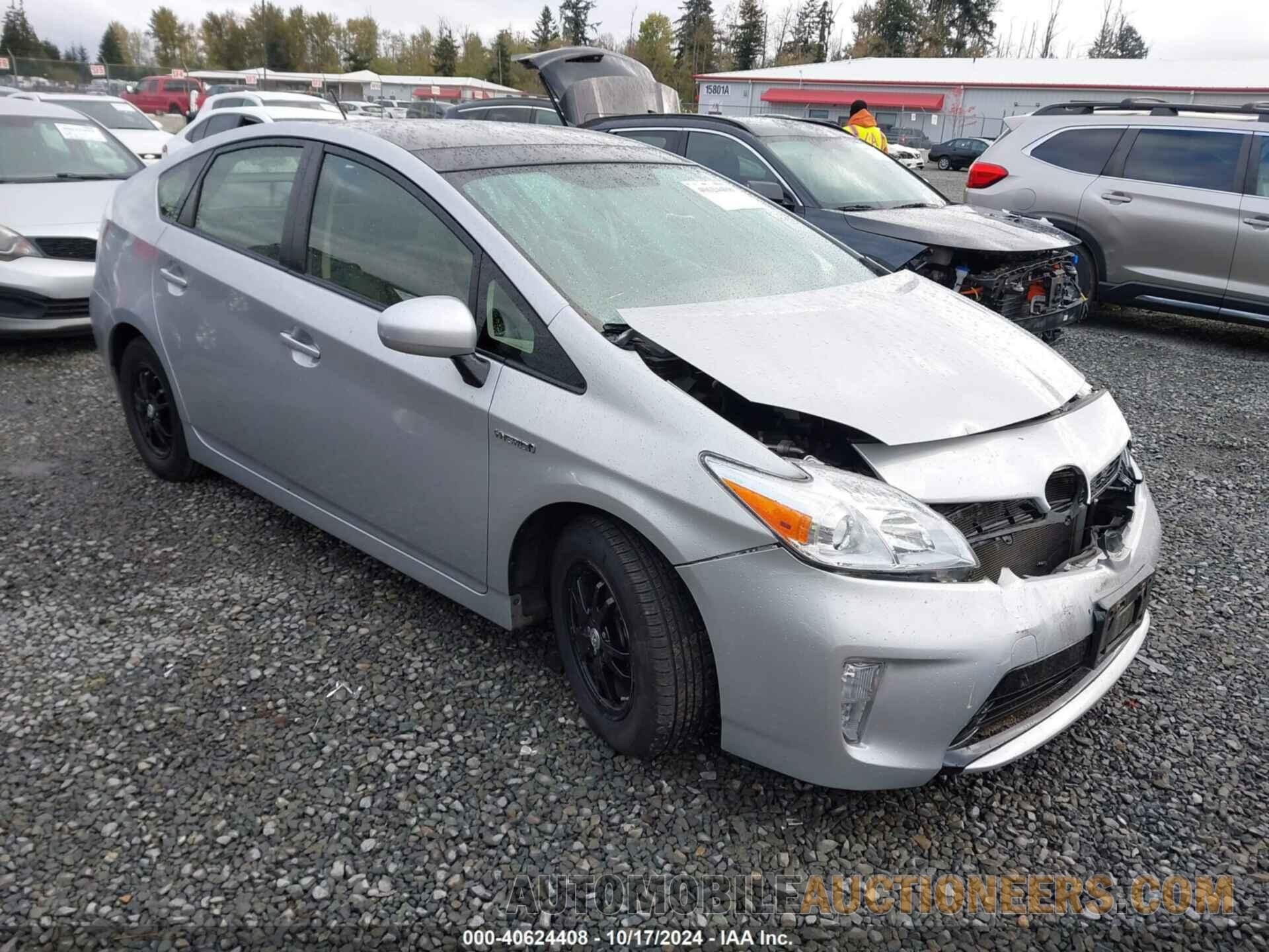 JTDKN3DU7F0445451 TOYOTA PRIUS 2015