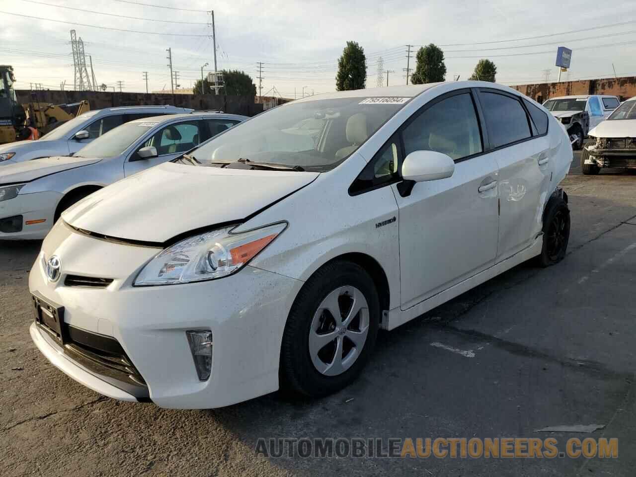 JTDKN3DU7F0458717 TOYOTA PRIUS 2015