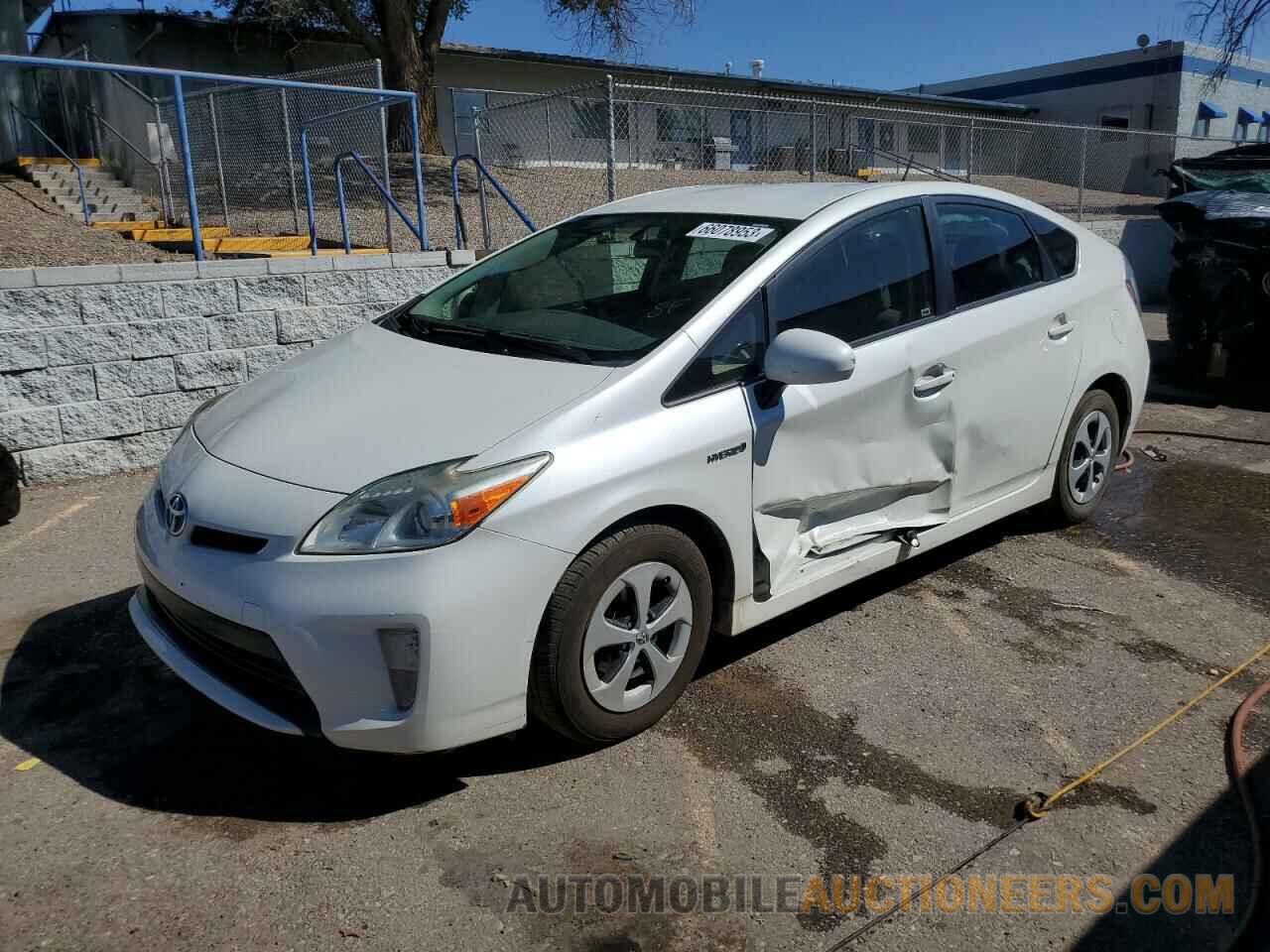 JTDKN3DU7F0461651 TOYOTA PRIUS 2015