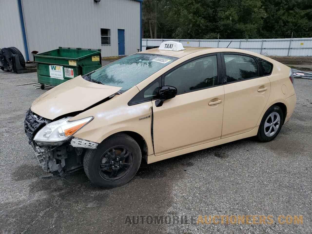 JTDKN3DU7F0468258 TOYOTA PRIUS 2015