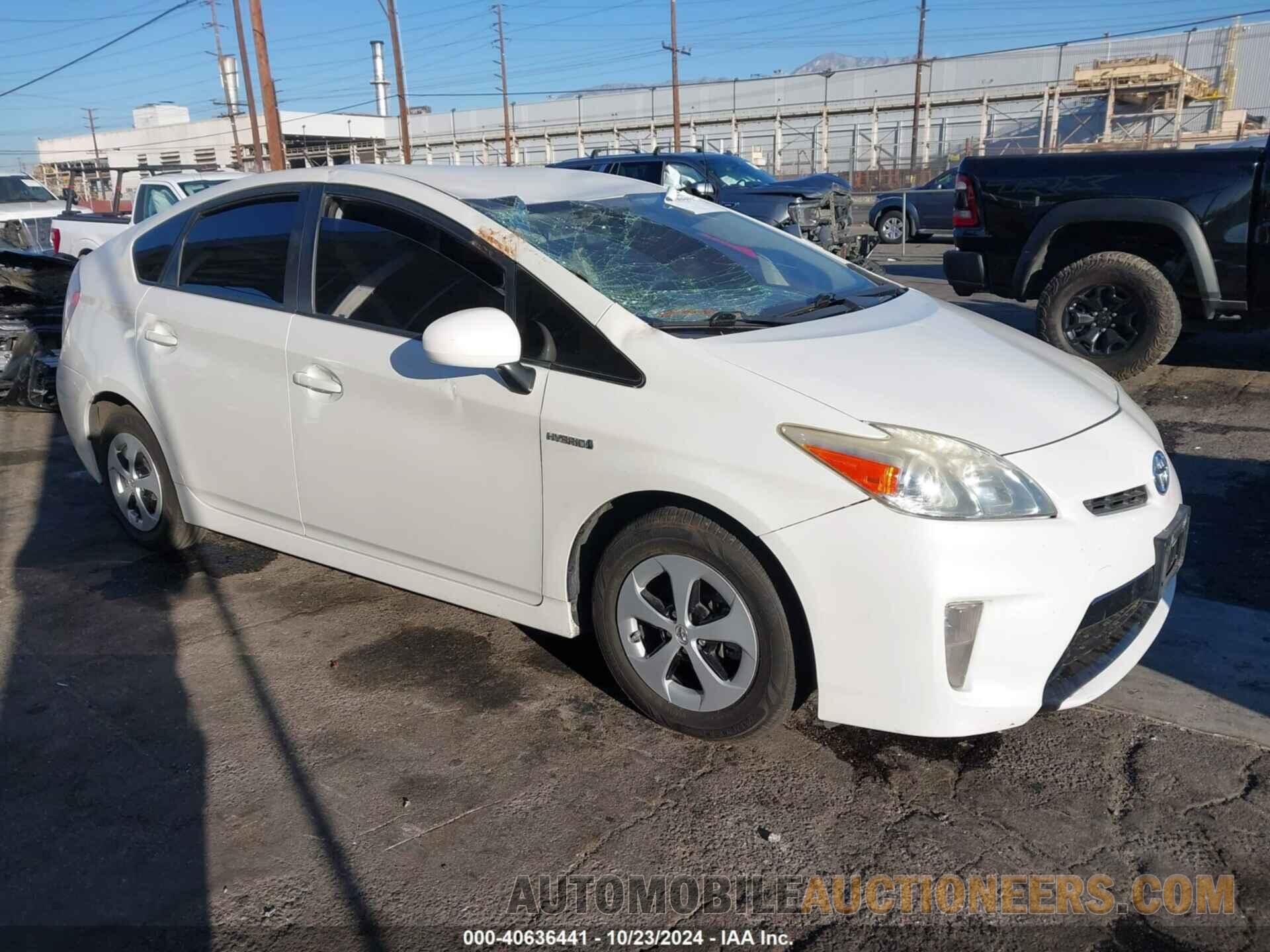 JTDKN3DU7F0472357 TOYOTA PRIUS 2015