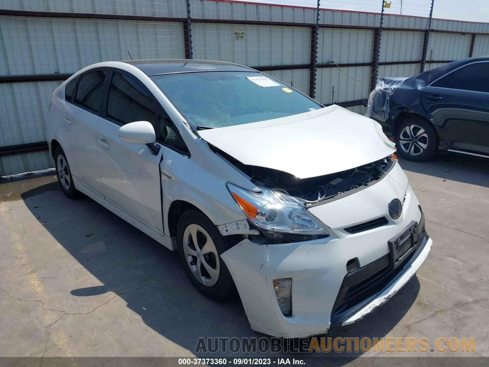 JTDKN3DU7F0481186 TOYOTA PRIUS 2015