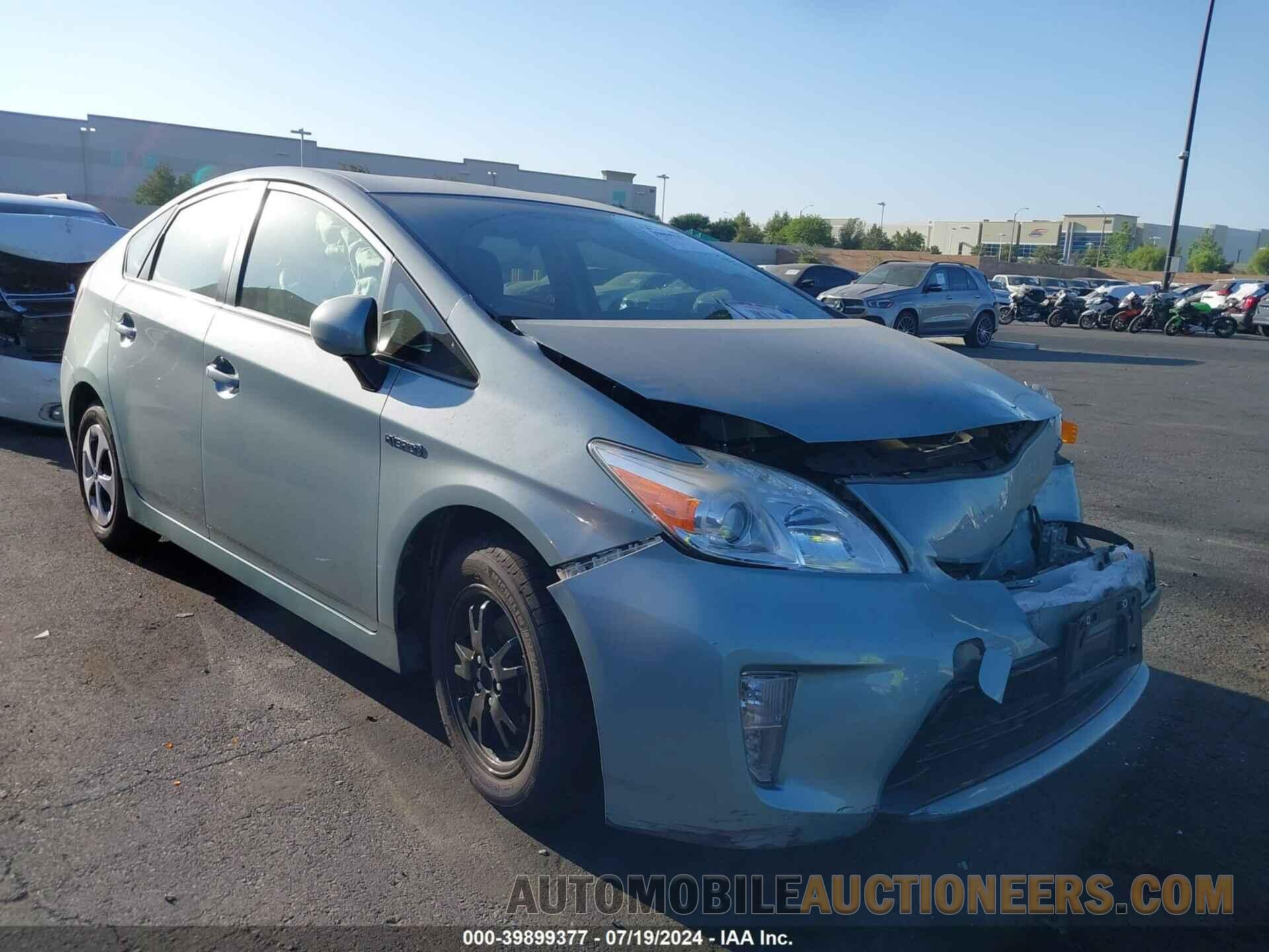 JTDKN3DU7F1875538 TOYOTA PRIUS 2015