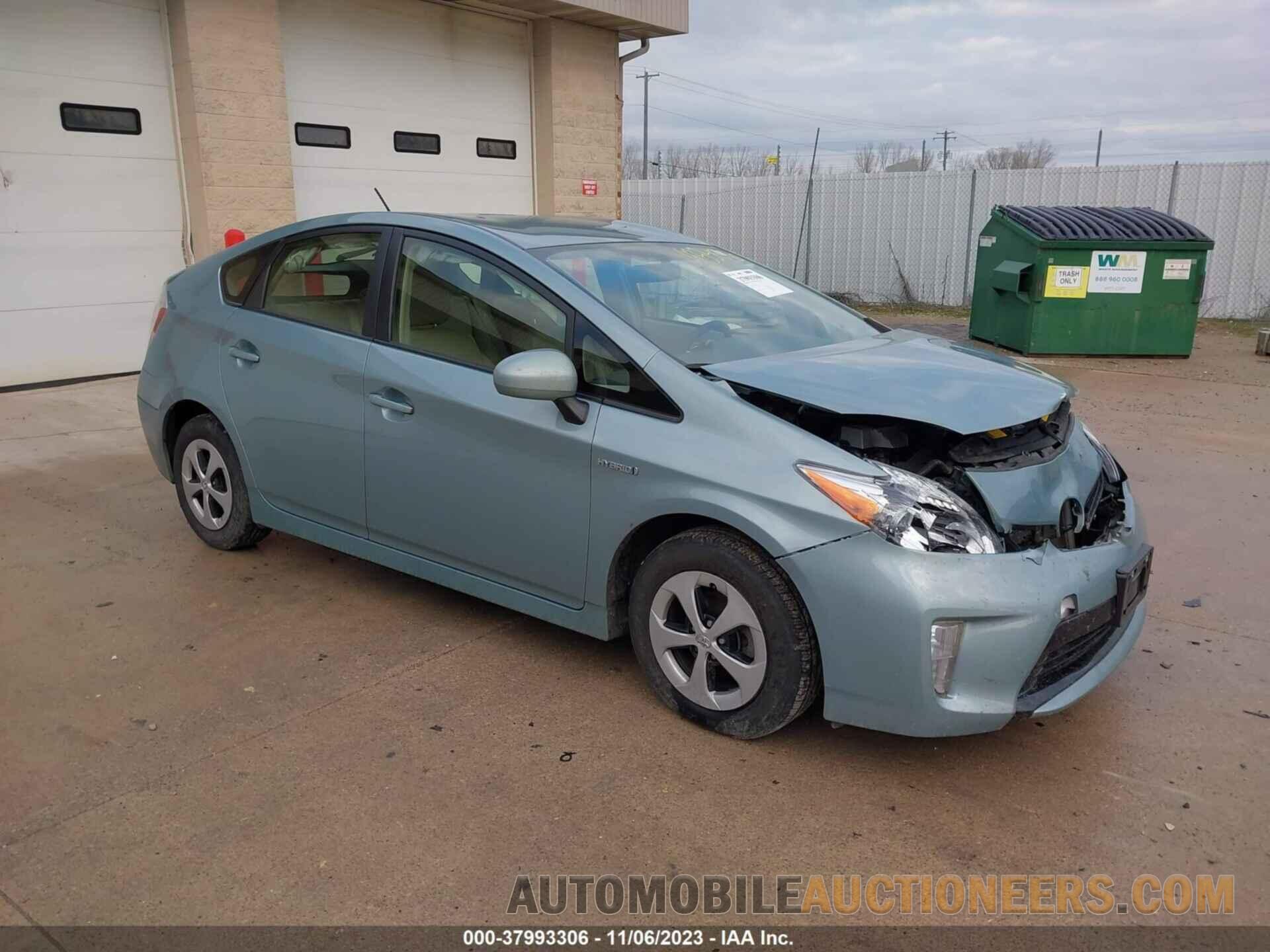 JTDKN3DU7F1882540 TOYOTA PRIUS 2015