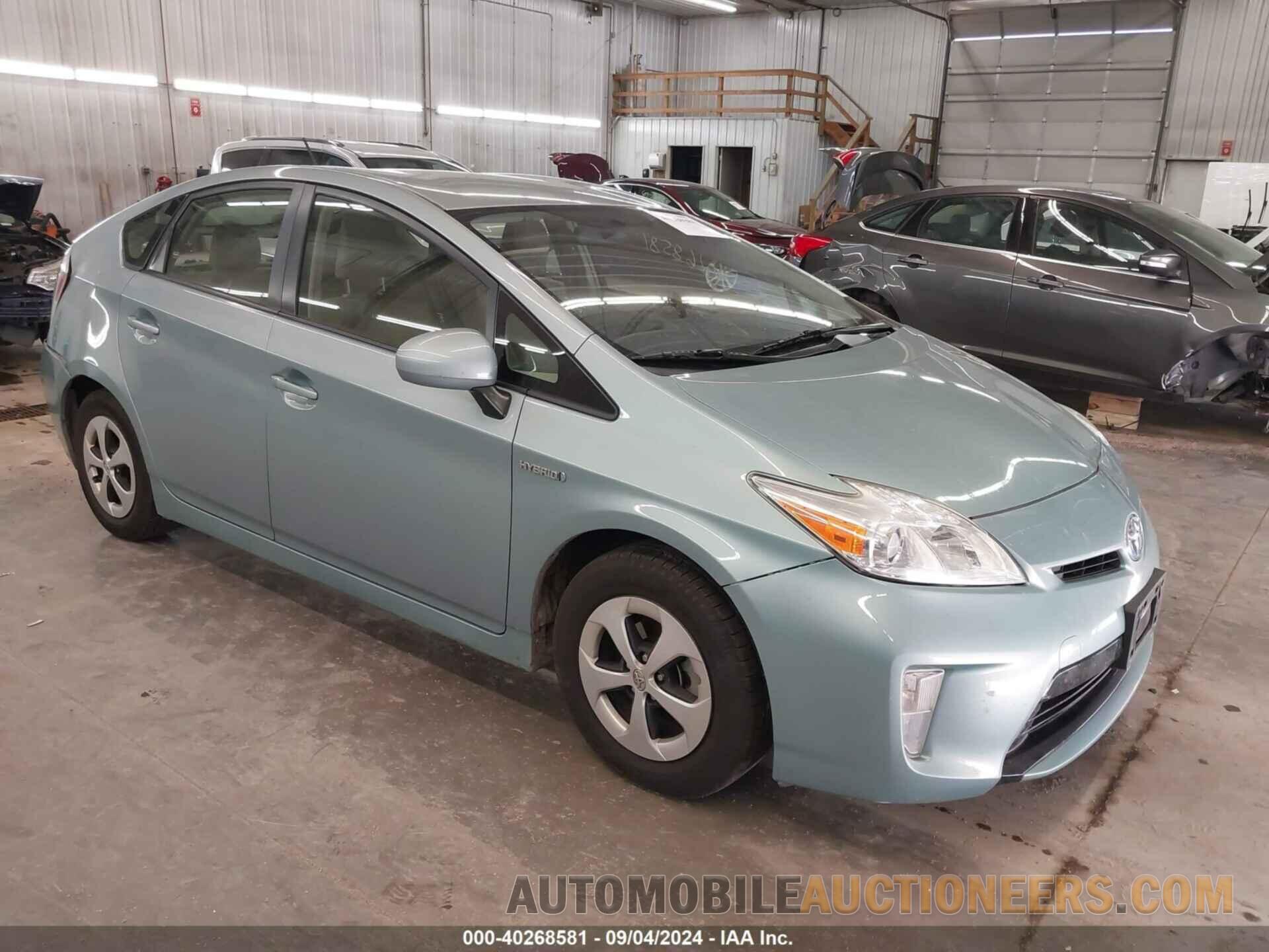 JTDKN3DU7F1900292 TOYOTA PRIUS 2015