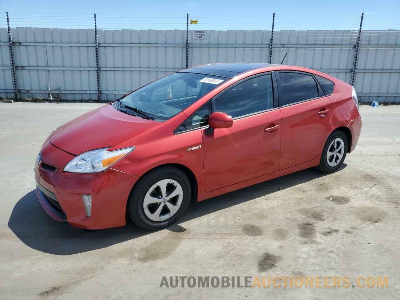 JTDKN3DU7F1912992 TOYOTA PRIUS 2015