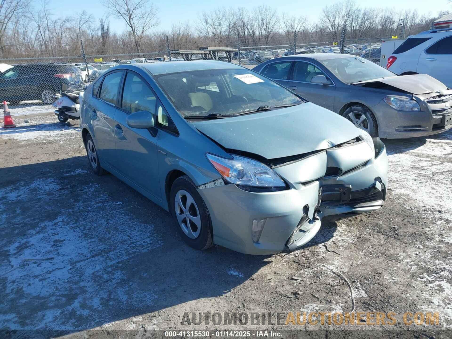 JTDKN3DU7F1917352 TOYOTA PRIUS 2015