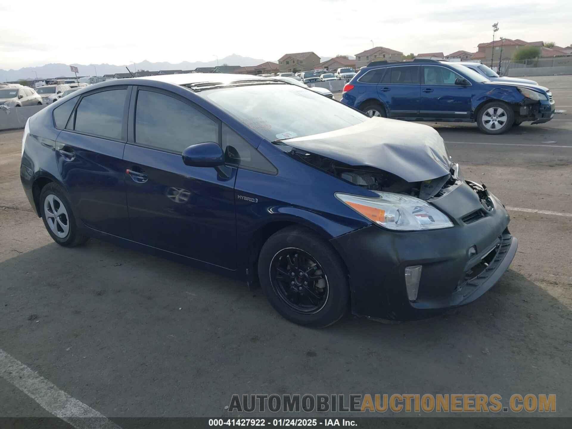 JTDKN3DU7F1917741 TOYOTA PRIUS 2015