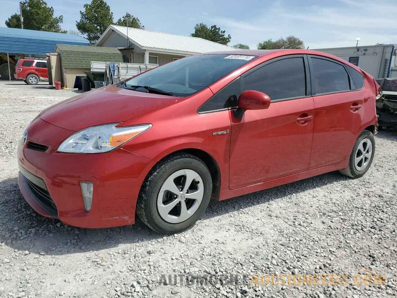 JTDKN3DU7F1920526 TOYOTA PRIUS 2015